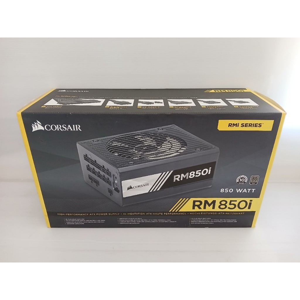 POWER SUPPLY (อุปกรณ์จ่ายไฟ)Corsair 850w. (RM850i)(80+ Gold)