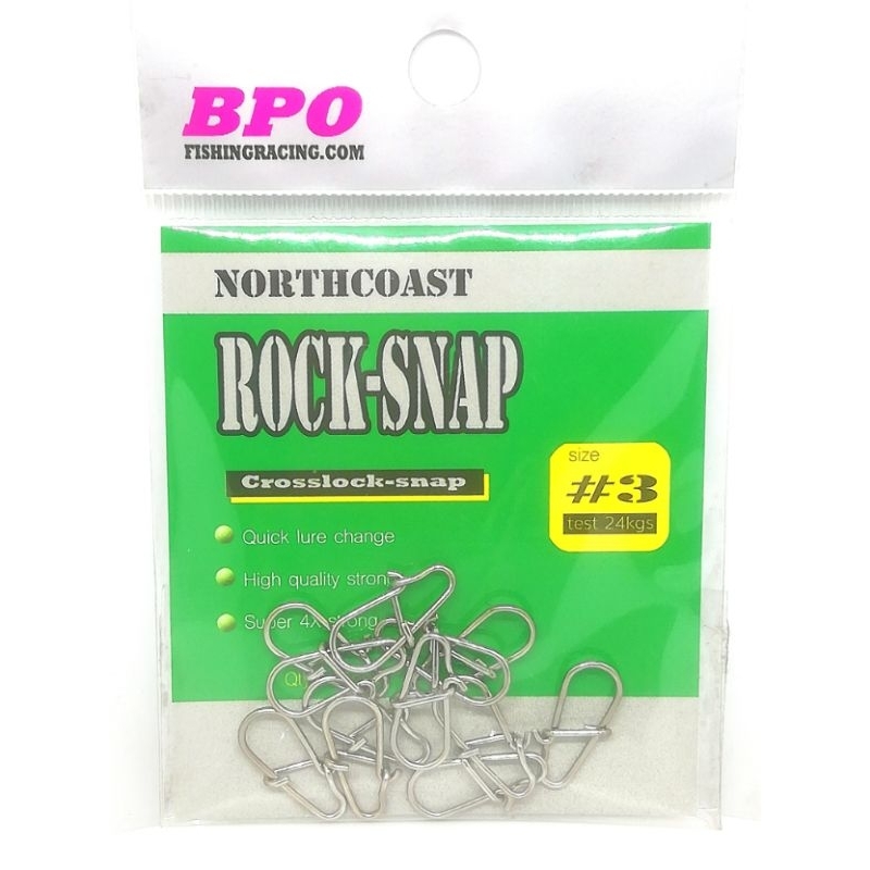 กิ๊บเกี่ยวเหยื่อปลอม  BPO  NORTHCOAST  CROSS ROCK--SNAP
