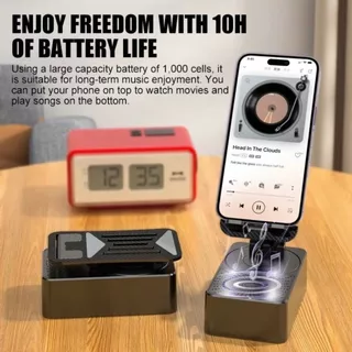 ที่วางโทรศัพท์มือถือ 3IN1 ลําโพงบลูทูธพร้อมขาตั้งโทรศัพท์ Bluetooth phone stand หมุนได้ 360° สามารถชาร์จโทรศัพท์ได้