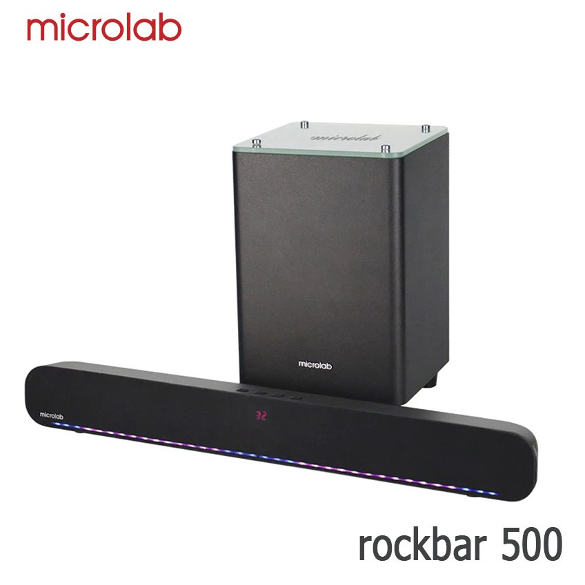 Microlab Rockbar 500 Bluetooth Soundbar with Wired Subwoofer