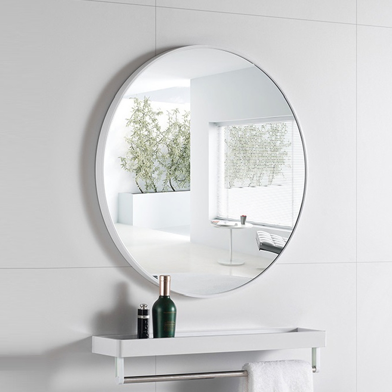MOK กระจกห้องน้ำ 60cm กระจกติดผนัง กระจกห้องน้ำติดผนัง กระจกกลม กระจกแต่งหน้า bathroom mirror