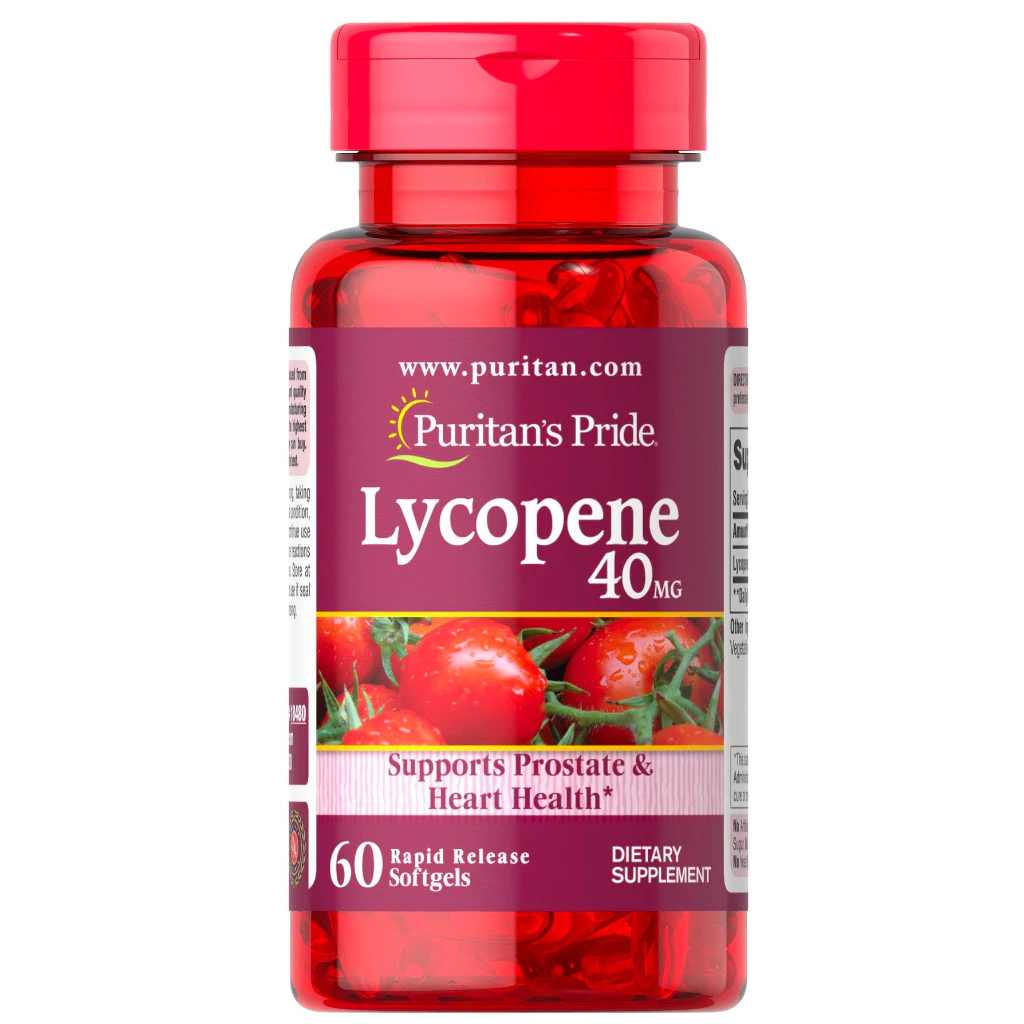 Puritan's Pride Lycopene 40 mg/ 60 Softgels