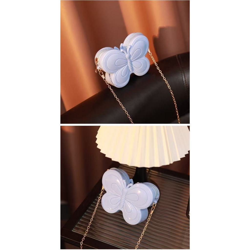 กระเป๋าผีเสื้อ น่ารัก กระเป๋าสะพายไหล่ กระเป๋าสะพายข้าง 10สี #023 - รูปที่ 5