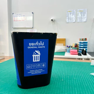 (N099) สติกเกอร์ติดถังขยะ ขยะทั่วไป ขยะติดเชื้อ สติกเกอร์ PVC คุณภาพสูง กันน้ำ สำหรับแยกประเภทขยะต่างๆ งานพิมพ์คุณภาพสูง