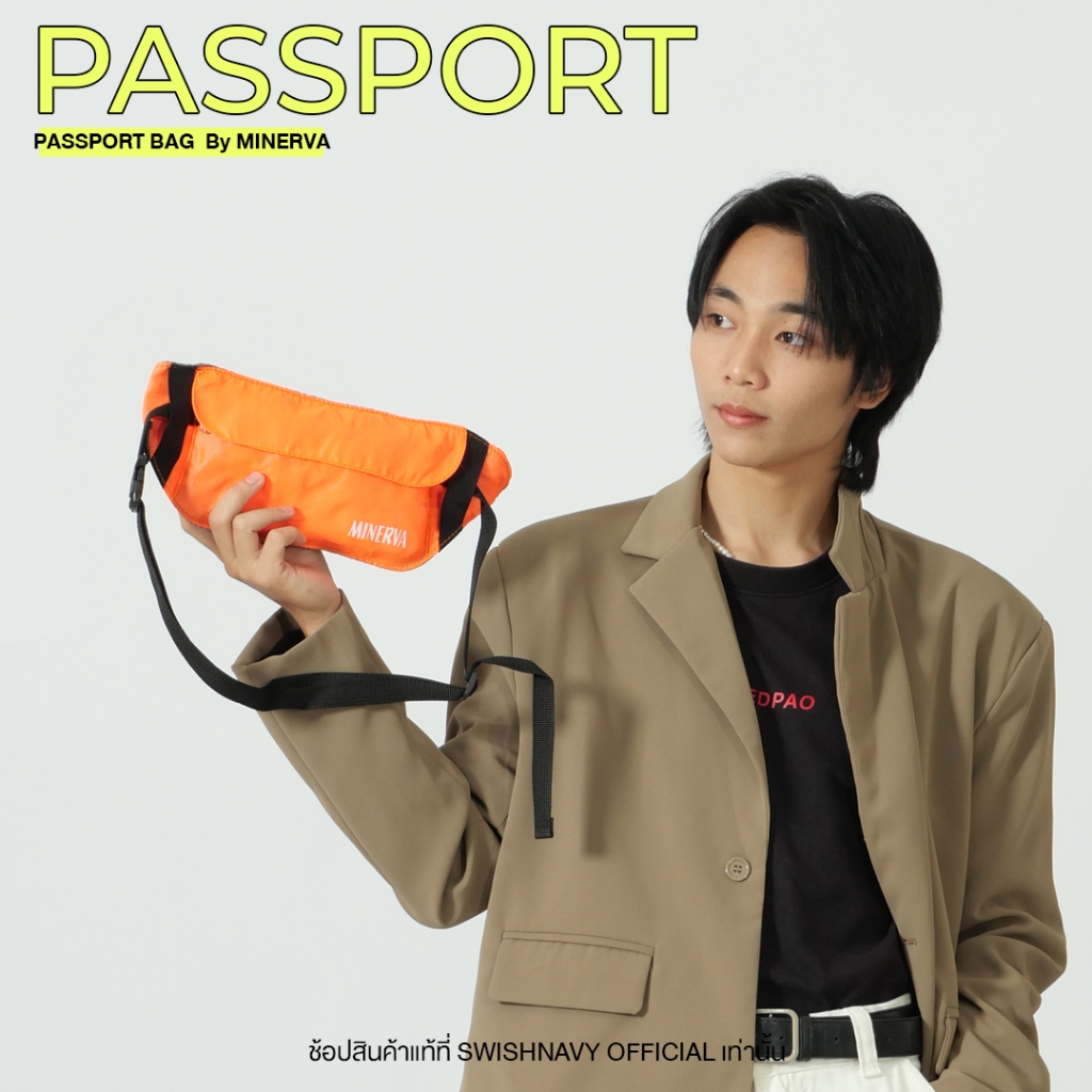 PASSPORT COVER กระเป๋าใส่พาสปอร์ต กระเป๋าใส่หนังสือเดินทาง รุ่น SLIMMER by Minerva
