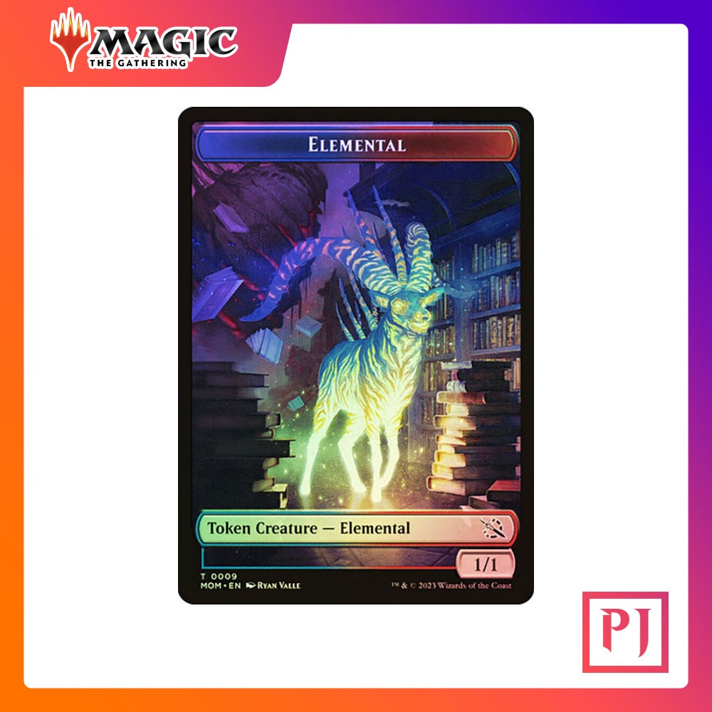 [MTG] Elemental Token (Blue/Red) // Phyrexian Saproling Token [MOM] [TOKEN] [COMMON] [FOIL] [ENG]