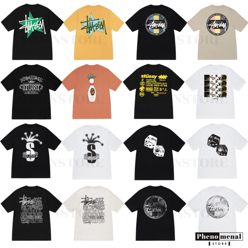 [เก็บโค้ด ลด 20%] เสื้อยืด Stussy US ของแท้ พร้อมส่ง