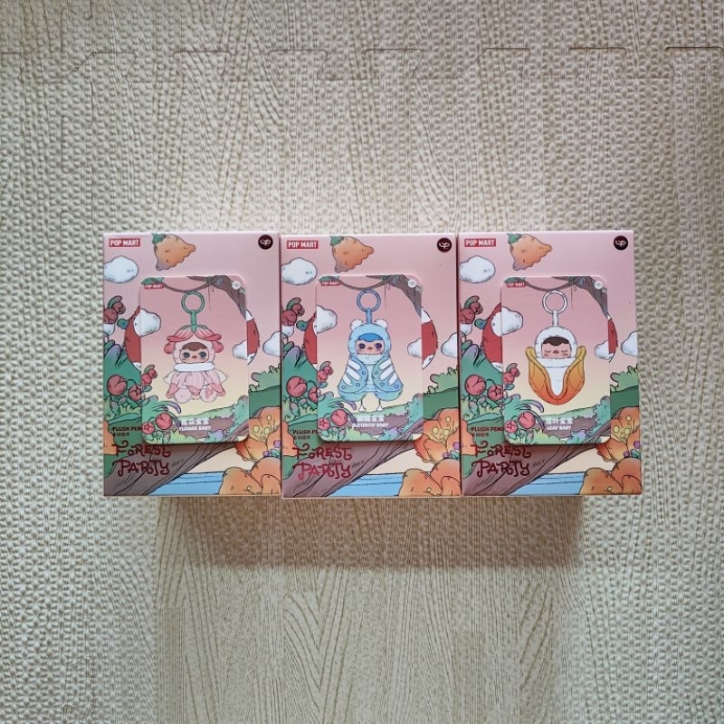 (โค้ดลด Live/Video 30% เหลือ 343) เช็คการ์ด พวงกุญแจ Pucky Elf Forest ของแท้จาก Popmart Official เลื
