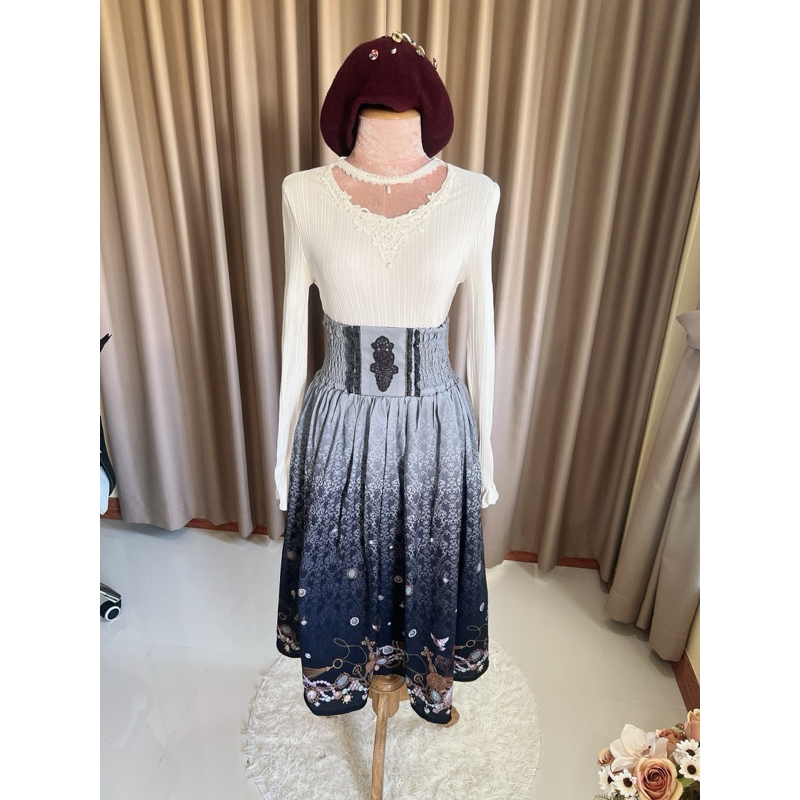 Set เสื้อ + กระโปรง/เดรส axes femme เป็นทั้งกระโปรงและเดรส น่ารักมากๆ สวยมากๆค่ะ😘💕แบรนด์ญี่ปุ่น 🇯🇵 แ