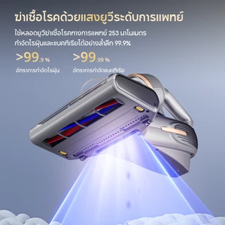 Hot |JIMMY BX7 Pro Max Dust Mites Vacuum Cleaner 16KPa เครื่องดูดไรฝุ่น การให้ความร้อนด้วยกราไฟต์ อุณหภูมิสูงสุดถึง 65°C