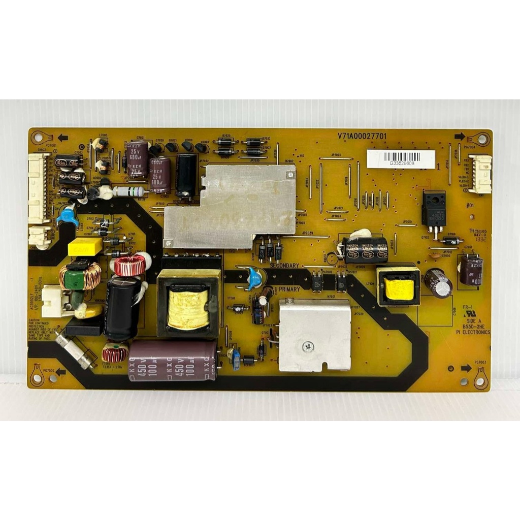 ซัพพลาย TOSHIBA ไช้กับรุ่น 32P2300VT / 32PB200T / 29PB202T / 29P2300VT พาร์ท V71A00027700 / V71A0002