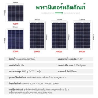 Soler Panel🇹🇭 แผงโซล่าเซลล์ 50W18V โซล่าเซลล์ แผง 50 วัตต์ แผงโซล่า Polycrytaline พลังงานแสงอาทิตย์ แผงโพลี โซล่า แผงโมโ