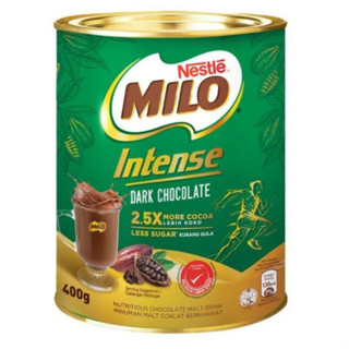 Nestle Milo Dark Chocolate Intense less sugar ผงชงไมโลในกระป…