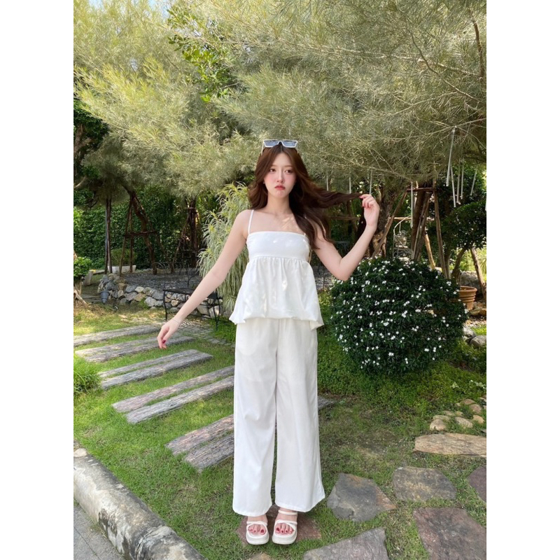 LILY เซ็ต 2 ชิ้น[เสื้อ+กก./กป.] ชุดน่ารักๆ สวยตรงปก ผ้าเนื้อดีใส่สบาย แพทเทิ่ลน่ารักๆ ชุดเซ็ต - รูปที่ 6