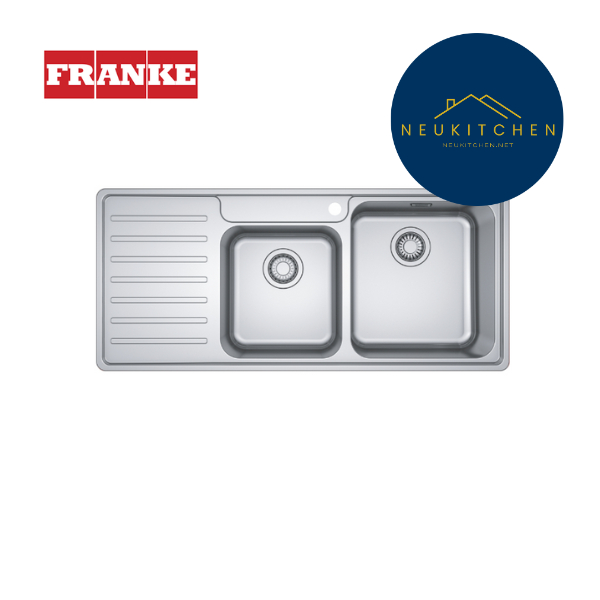 ซิงค์ล้างจาน FRANKE  2 หลุม 1 ที่พักขวา รุ่น BCX 621 LHD