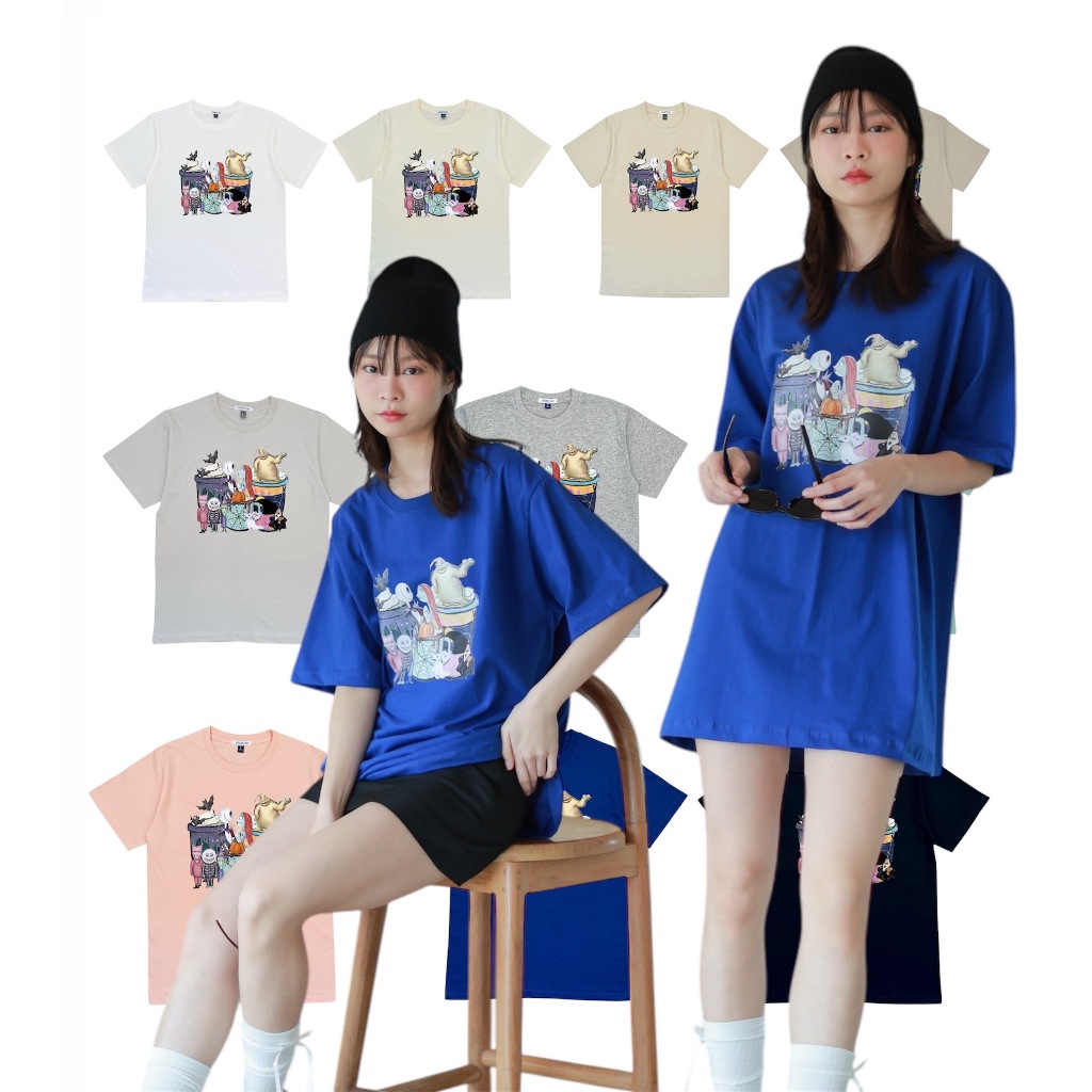 GRAPE.ON เสื้อยืดcotton100สกรีนลาย รหัสA002