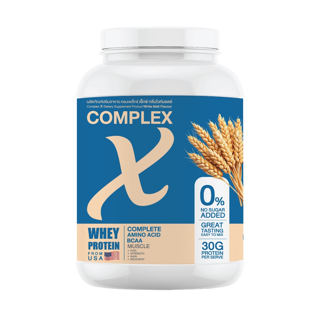 COMPLEX X Whey Protein (รสไวท์มอลต์)