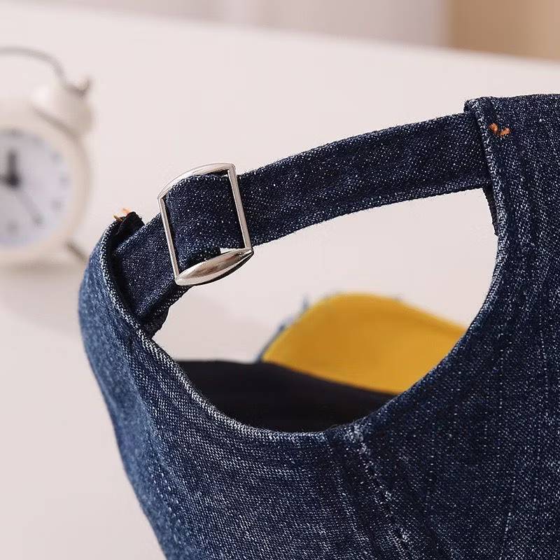 [พร้อมส่ง] หมวกเด็ก 1ปี - 6ปี รอบหัว:50-52 cm. หมวกแก๊ปยีนส์ งานฟอกเฟดแต่งขาดๆ ปักอักษร Jeans หมวกแฟชั่นเด็กใส่กันแดด - รูปที่ 6