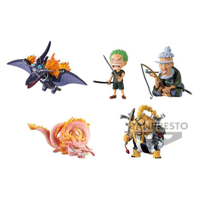 One Piece World Collectable Figure (WCF) Wanokuni Onigashima 10 King Zoro Kouzaburou Momonosuke Queen วันพีซ BANDAI