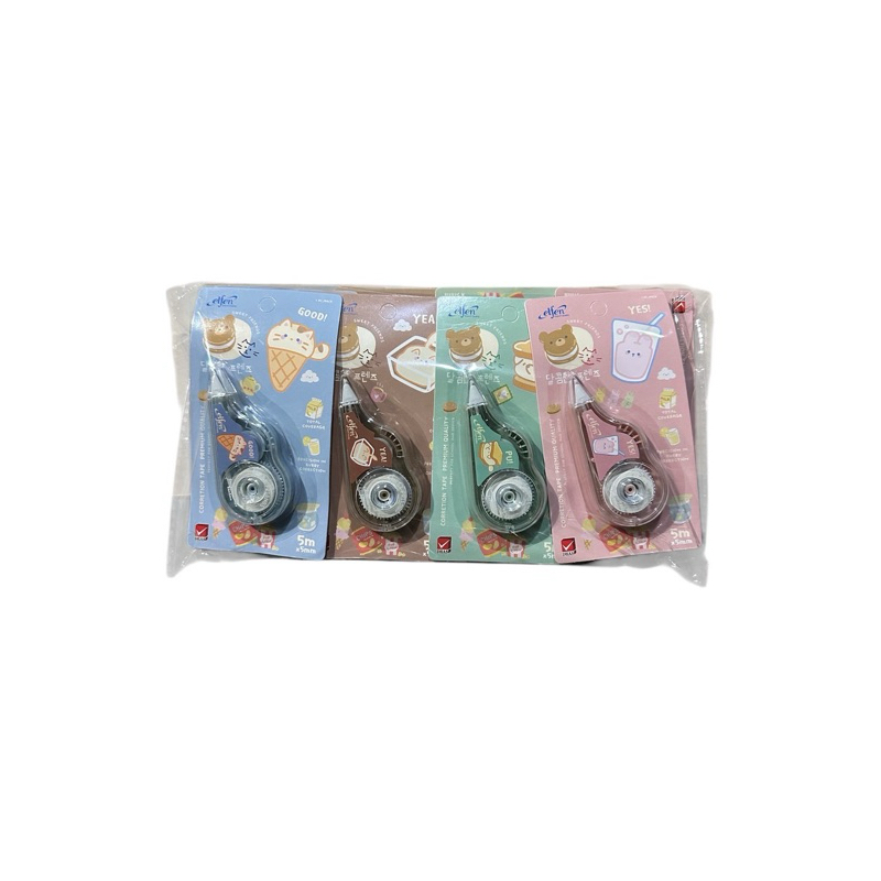 เทปลบคำผิด elfen รุ่น ขบวนการขนมหวาน (1x12 อัน)