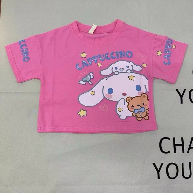 เสื้อคอปแฟชั่นเด็กผู้หญิง5-12ขวบพร้อมส่ง