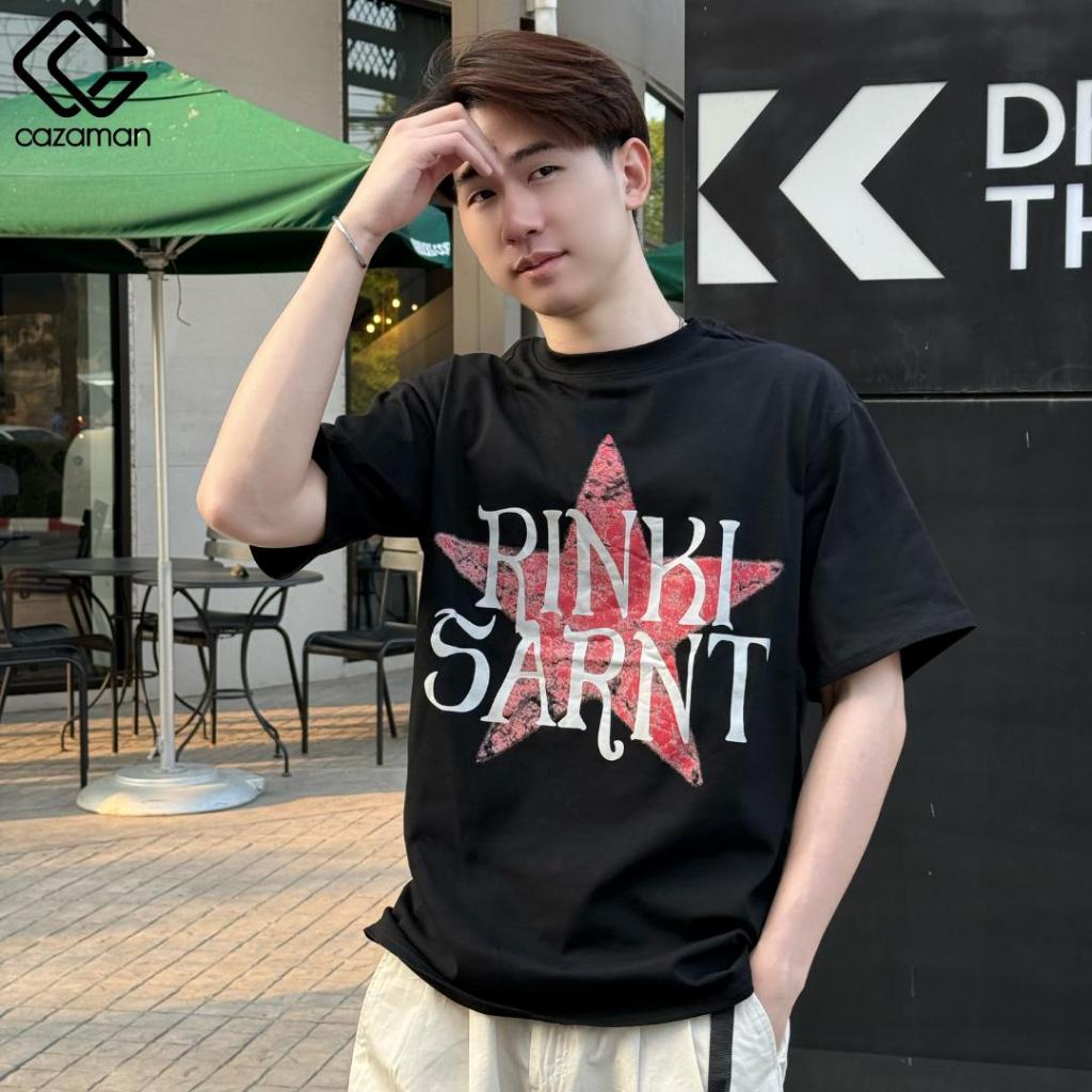 CAZAMAN เสื้อยืดคอกลม เสื้อยืดงานสกรีน คุณภาพดี ทรงสวย 201