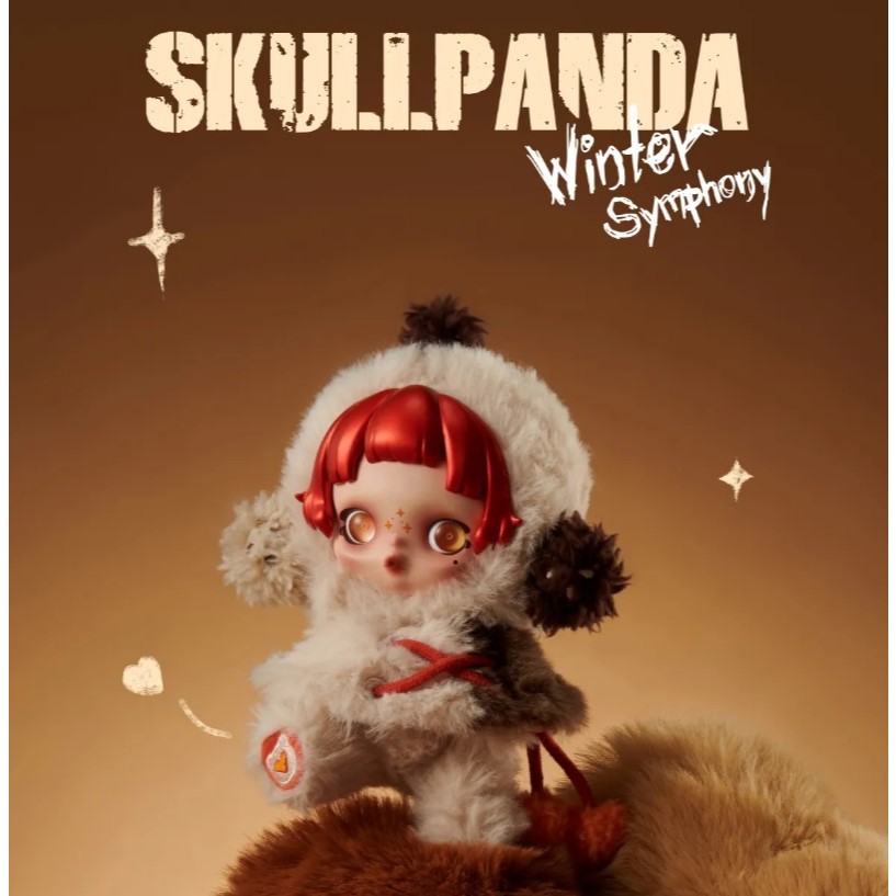 [โค้ด30% พร้อมส่ง สุ่ม/เลือกตัว] พวงกุญแจ SKULLPANDA Winter Symphony / Tell Me What You Want พวงกุญแจห้อยกระเป๋า POPMART