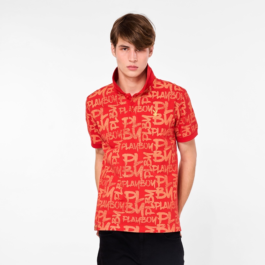 PLAYBOY CHINESE NEW YEAR เสื้อโปโลคอปก รุ่น P1MT251TP003RE