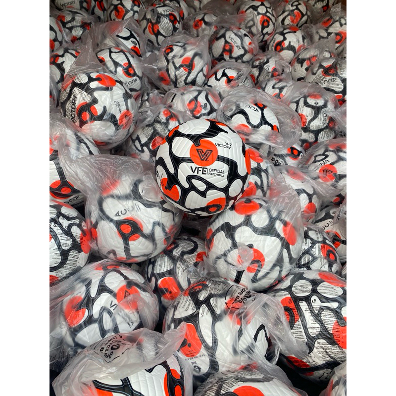 ลูกฟุตบอล  ลุกบอล Victory V7 (sz.5) หนัง Pebble PU คุณภาพสุง - รูปที่ 3