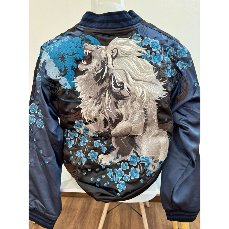 เสื้อ sukajan jacket เสื้อปักลายญี่ปุ่น เสื้อซูกะจัน สุกะจัน เสื้อปักลายสิงโต lion jacket