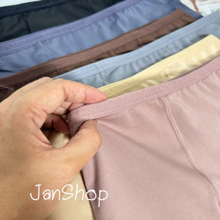 [A14]กางเกงในผ้าลื่น ตะเข็บคู่หน้า กระชับ ใส่สบาย XL-3XL (กางเกงในราคาส่ง)