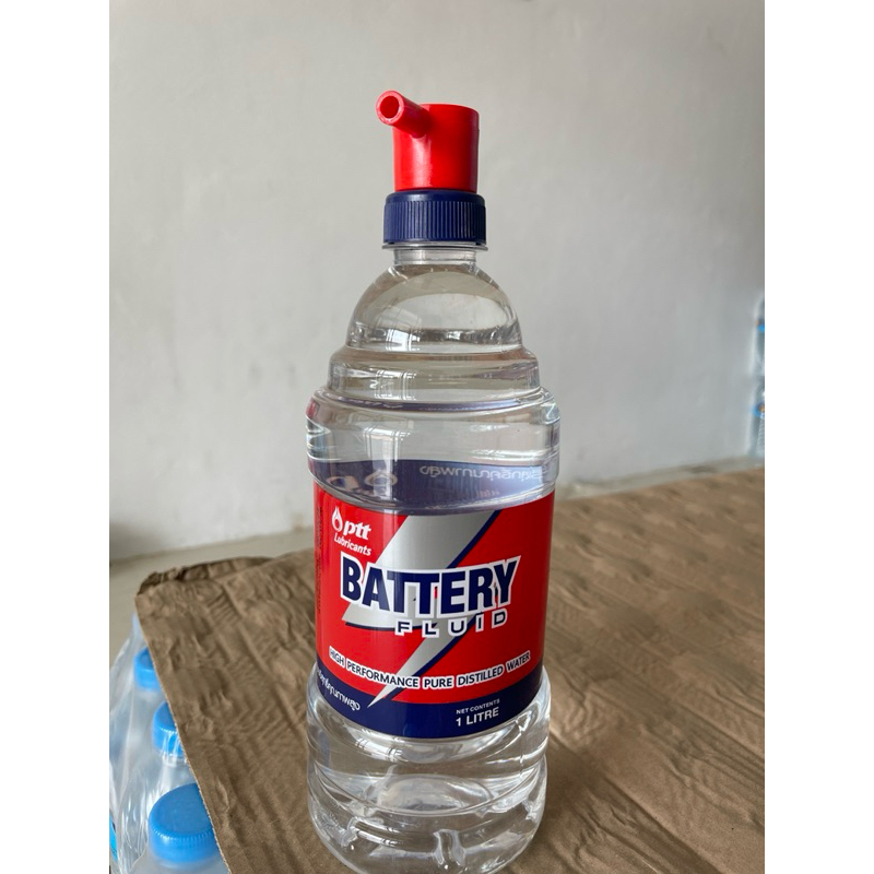 น้ำกลั่น PTT  Battery Fluid 1ลิตร