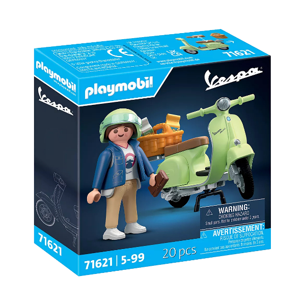 Playmobil 71621 Vespa 1969 150 Sprint Veloce, light green แอคชั่นฟิกเกอร์ เวสป้า Sprint Veloce 150 ปี 1969 สีเขียวอ่อน