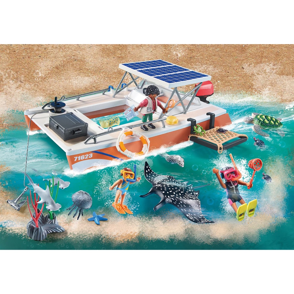 Playmobil 71623 Wiltopia Coral Reef Examination แอคชั่นฟิกเกอร์ วิลโทเปีย การสำรวจแนวปะการัง