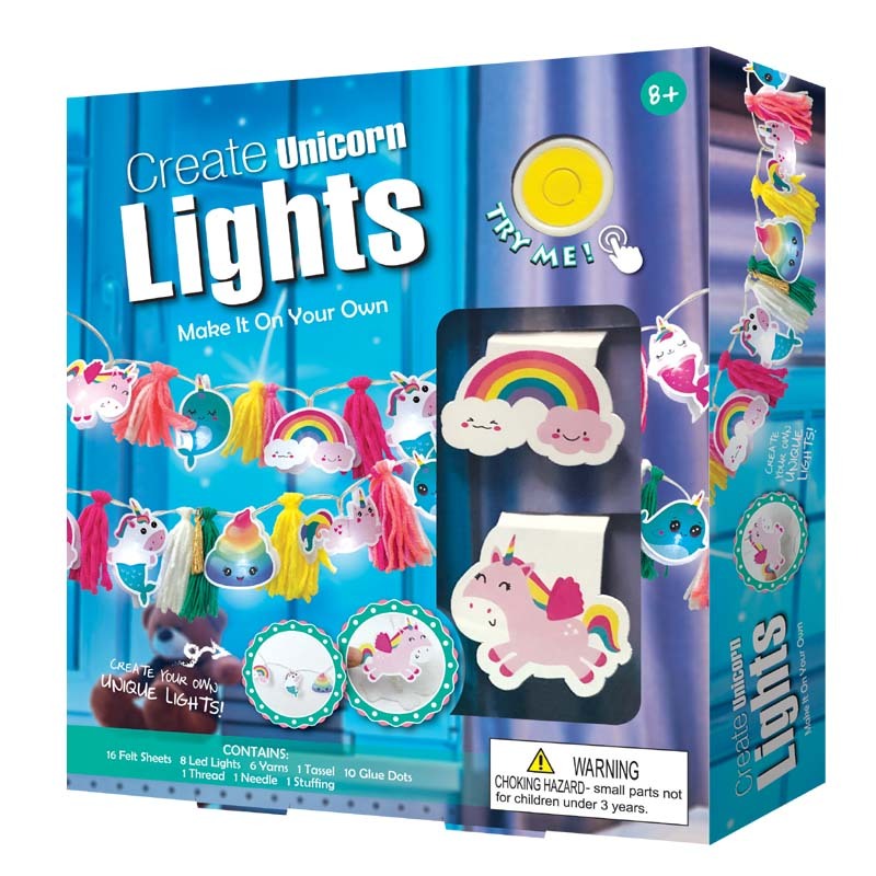 Sew-Star: String Lights - Unicorn ชุดประดิษฐ์สายไฟตกแต่งยูนิคอร์นสุดน่ารัก!