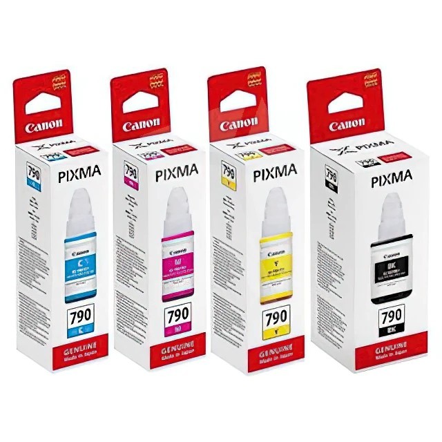 หมึกเเท้ original Canon GI-790 (มีกล่อง) FOR G1000/G2000/G3000/G4000/G1010/G2010/G3010/G4010
