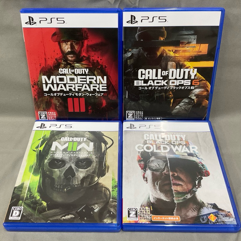 แผ่นแท้ [PS5] รวมทุกภาค Call of Duty (EN:Support) (Japan) COD Modern Warfare Black Ops WWII Cold War