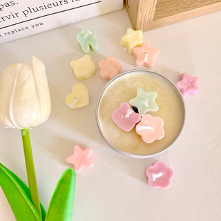 [ พร้อมส่ง ]เทียนหอมมินิ เทียนจิ๋ว🎀🛼🌟โทนสีพาสเทล 🕯️𓐇ของเเจกปัจฉิม แจกลูกค้า ของชำร่วย 𓏸𓏸🌟⊹