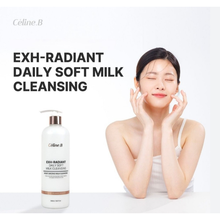 (🌼แท้ / พร้อมส่ง🌼) Celine.B EXH-Radiant Daily Soft Milk Cleansing 500ml