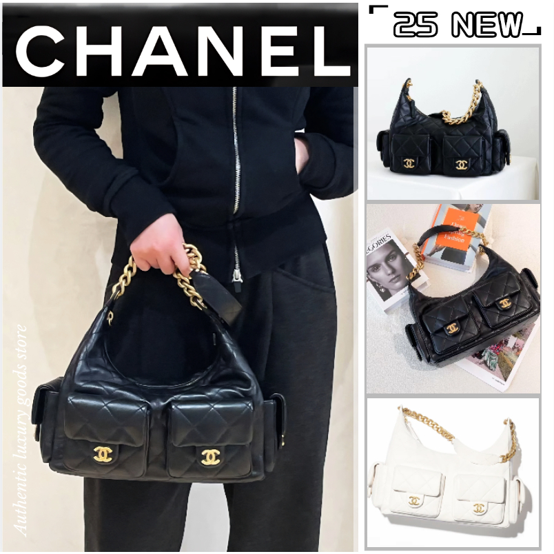 Chanel 25C new HOBO oversized bag/authentic