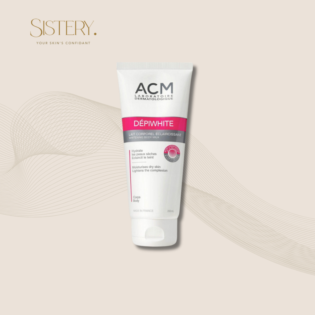 ACM Depiwhite Body Milk ครีมทาผิวกาย ปรับผิวขาวกระจ่างใส ลดจุดด่างดำรอยดำต่างๆทั่วร่างกาย