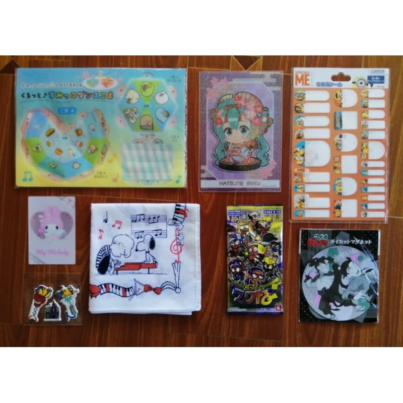 Miku​ -​ Horimiya โอริมิยะ​ สาวมั่นกับนายมืดมน​ แฟ้ม​ สติกเกอร์​ ของสะสมจากอ​นิเมชั่น​ ของ​แท้