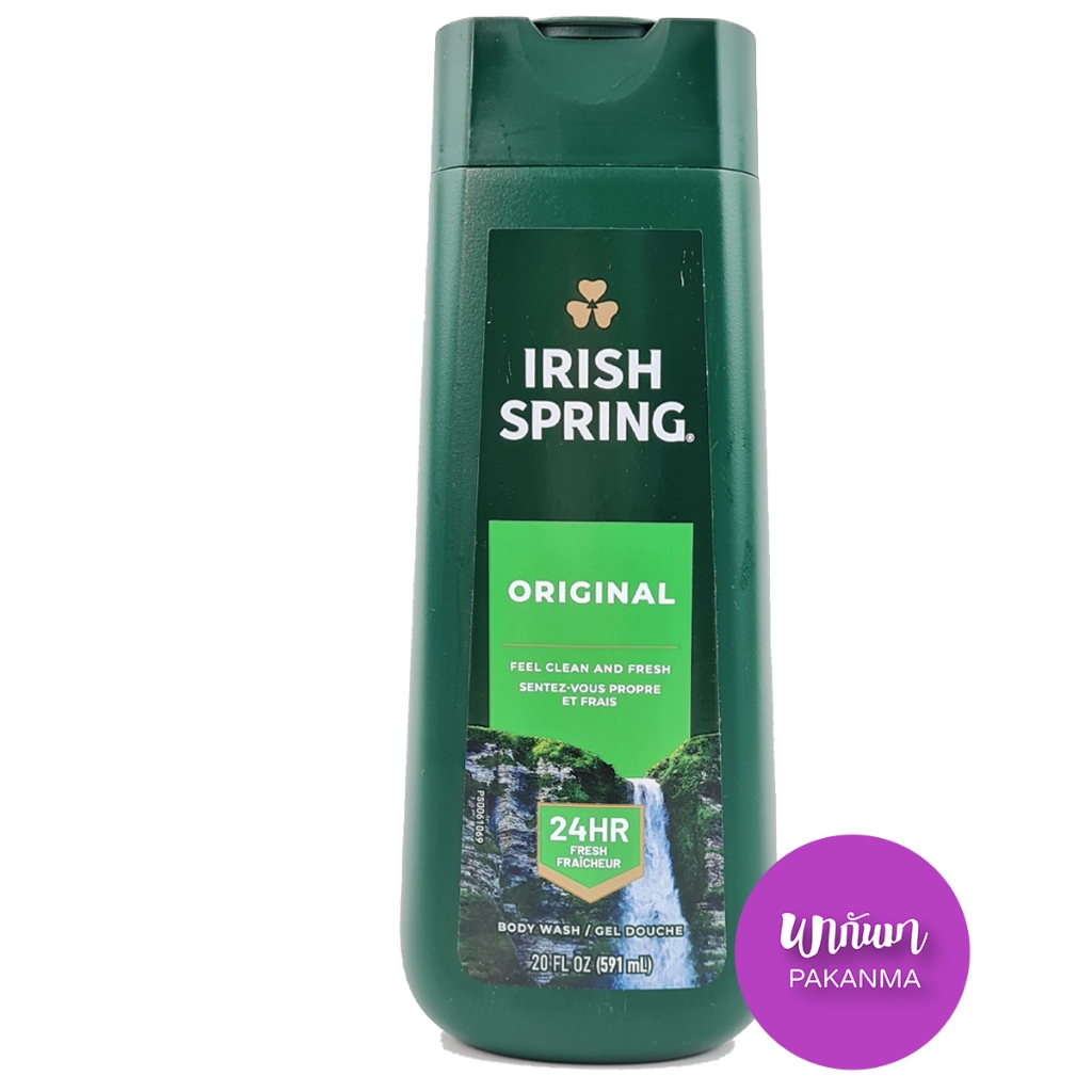 Irish Spring Original Clean 24 HR Face and Body Wash ไอริชสปริง เจลอาบน้ำ ออริจินัล กลิ่นหอมธรรมชาติ
