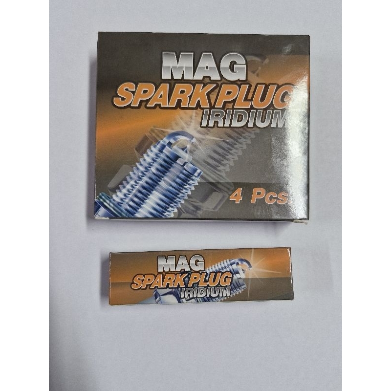 หัวเทียน Iridium สำหรับรถ ALTIS 2010 , 1,2,3 ,ZR-EF ILKAR7B-11 , SC20HR11 , DM8RTI  ยี่ห้อ MAG (ราคาต่อ 1 กล่อง 4 ตัว)