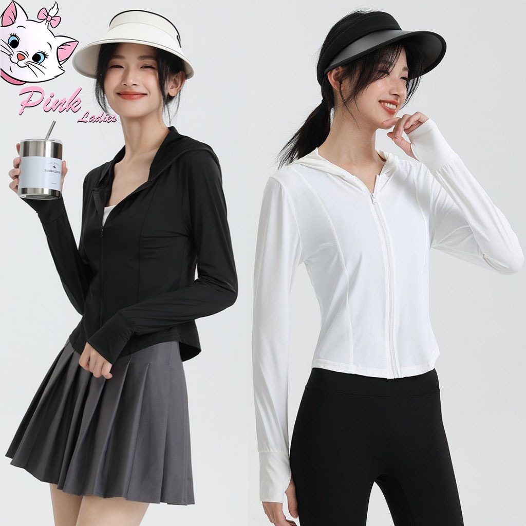 เสื้อคลุมกันแดด เสื้อกันแดด เสื้อกันยูวี เนื้อผ้าบางเบา ใส่สบาย UPF50+ เสื้อฮู้ด กลางแจ้ง