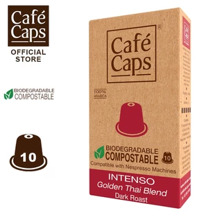 Nespresso Compatible Coffee Capsule - Cafecaps (1 Box X 10 Caps) | กาแฟแคปซูล รวมรส