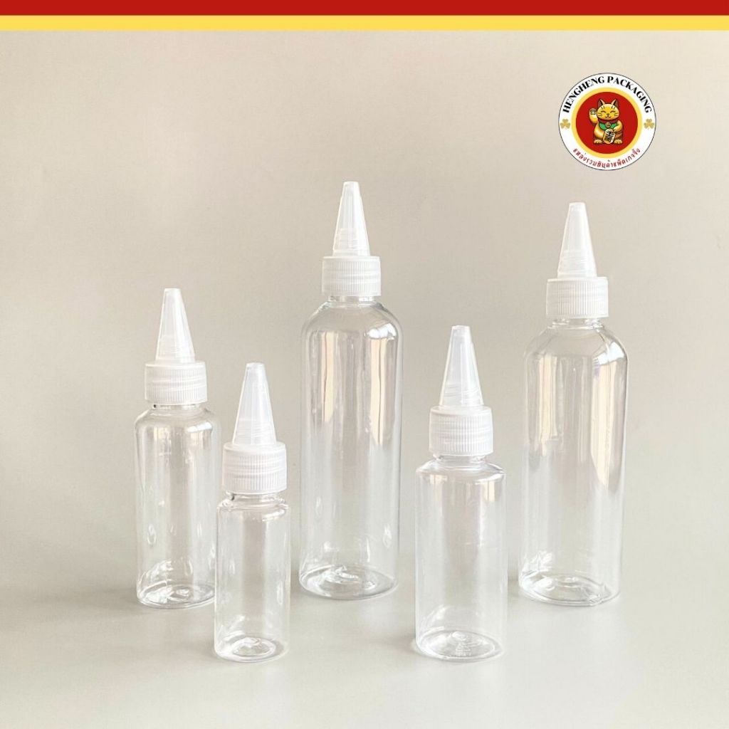 ขวดบีบปากแหลม ขนาด20/30/50/100/120ml ขวดหยดพลาสติก บีบสี ใส่หมึก สำหรับใส่ของเหลวสำหรับพกพา