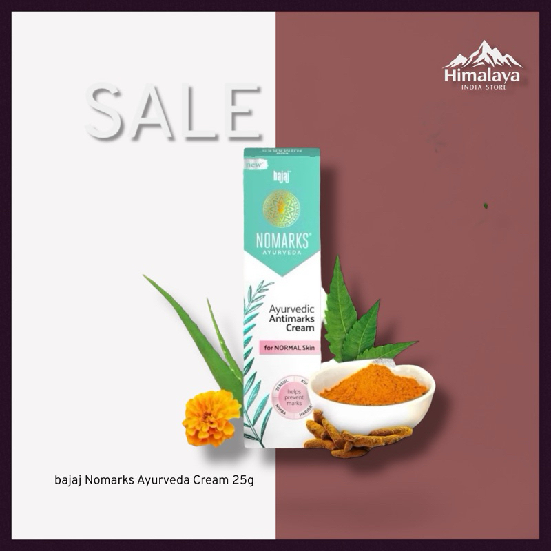 bajaj Nomarks Ayurveda Cream 25g ครีมโน มาร์ค