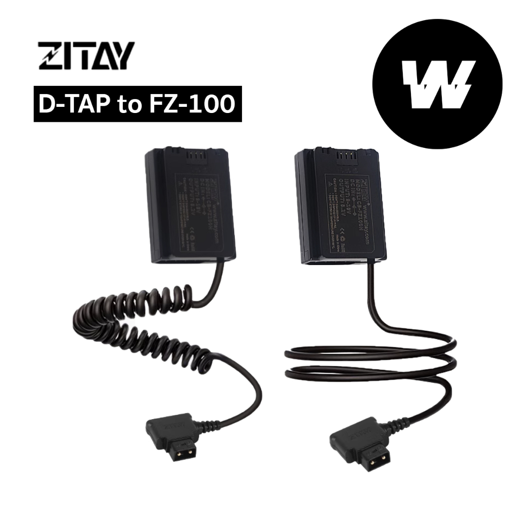 (พร้อมส่ง) Zitay D-TAP to FZ-100 Dummy Battery Sony A7S3, A7R IV, A7R III, A7 III, A7C, A7C II, FX3,