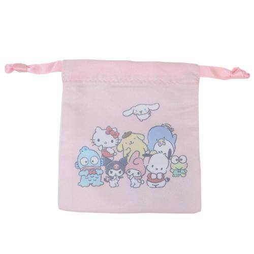 ถุงผ้ารูด ขนาด105x120มม. mx Sanrio kt mm ku pn pc cnเหมาะสำหรับเก็บของชิ้นเล็ก เช่น อุปกรณ์เสริมและหูฟัง กระเป๋าใส่กุญแจ